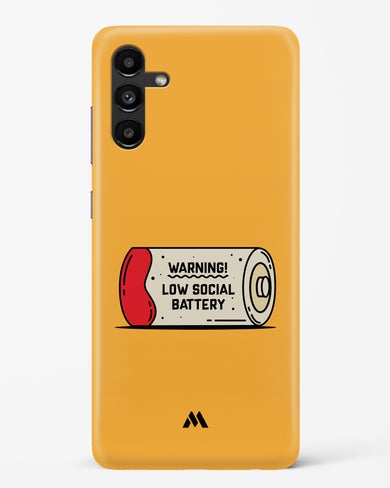 Low Social Battery Hard Case Phone Cover (Samsung)