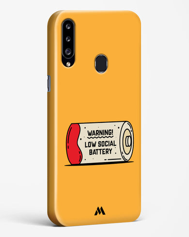 Low Social Battery Hard Case Phone Cover (Samsung)