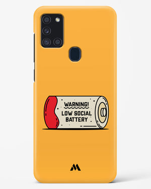 Low Social Battery Hard Case Phone Cover (Samsung)