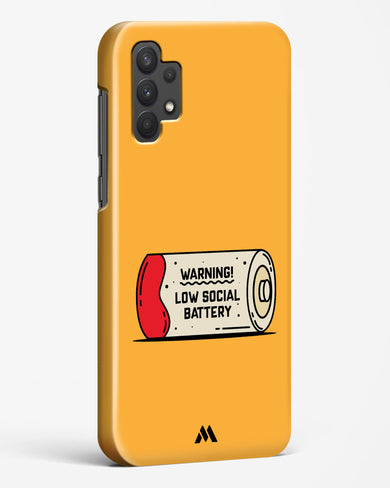 Low Social Battery Hard Case Phone Cover (Samsung)