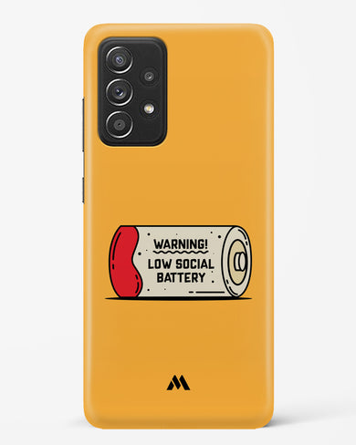 Low Social Battery Hard Case Phone Cover (Samsung)