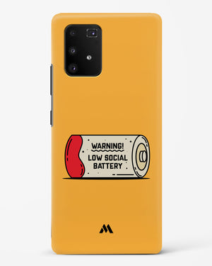 Low Social Battery Hard Case Phone Cover (Samsung)