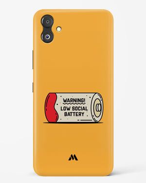 Low Social Battery Hard Case Phone Cover (Samsung)