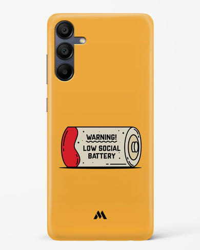 Low Social Battery Hard Case Phone Cover (Samsung)