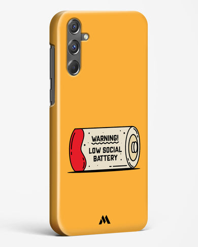 Low Social Battery Hard Case Phone Cover (Samsung)