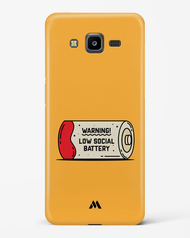 Low Social Battery Hard Case Phone Cover (Samsung)