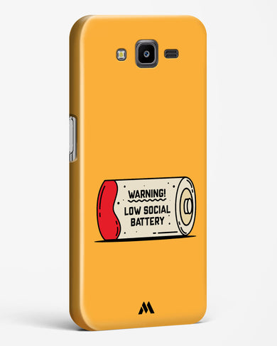 Low Social Battery Hard Case Phone Cover (Samsung)