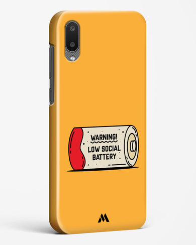 Low Social Battery Hard Case Phone Cover (Samsung)