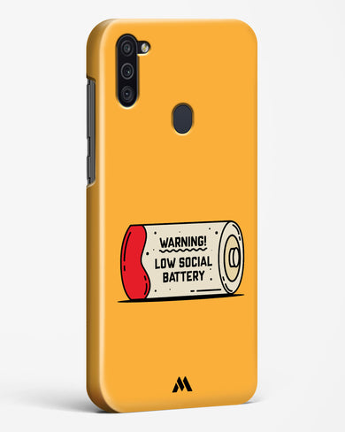 Low Social Battery Hard Case Phone Cover (Samsung)