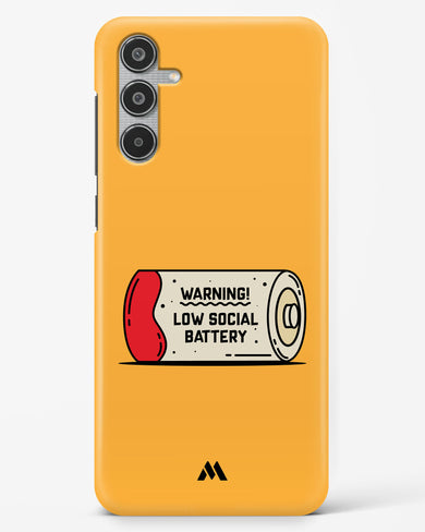Low Social Battery Hard Case Phone Cover (Samsung)