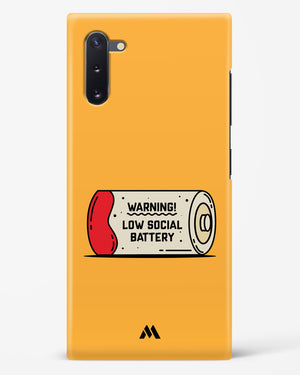 Low Social Battery Hard Case Phone Cover (Samsung)