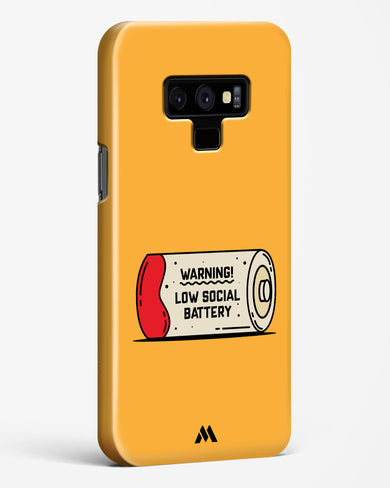 Low Social Battery Hard Case Phone Cover (Samsung)