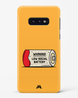 Low Social Battery Hard Case Phone Cover (Samsung)