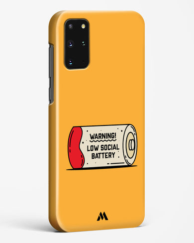 Low Social Battery Hard Case Phone Cover (Samsung)