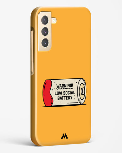 Low Social Battery Hard Case Phone Cover (Samsung)