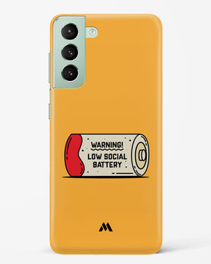 Low Social Battery Hard Case Phone Cover (Samsung)