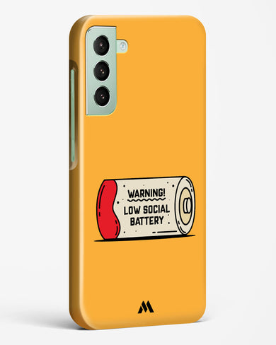 Low Social Battery Hard Case Phone Cover (Samsung)