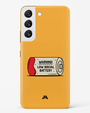 Low Social Battery Hard Case Phone Cover (Samsung)