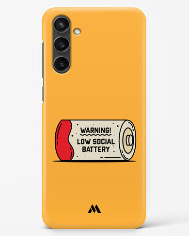 Low Social Battery Hard Case Phone Cover (Samsung)