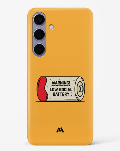 Low Social Battery Hard Case Phone Cover (Samsung)
