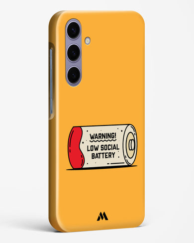 Low Social Battery Hard Case Phone Cover (Samsung)