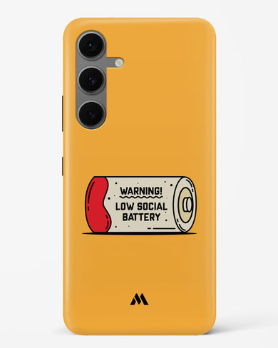 Low Social Battery Hard Case Phone Cover (Samsung)