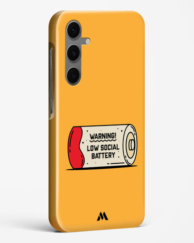 Low Social Battery Hard Case Phone Cover (Samsung)