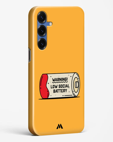 Low Social Battery Hard Case Phone Cover (Samsung)