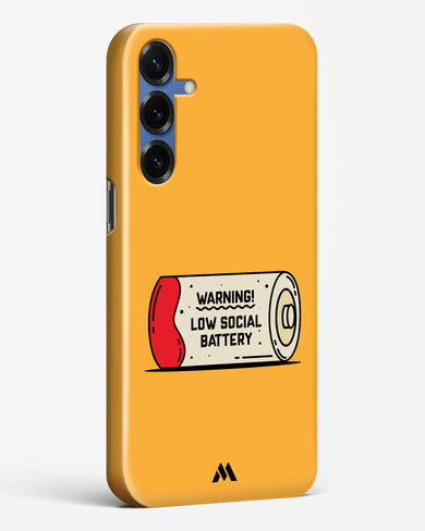 Low Social Battery Hard Case Phone Cover (Samsung)