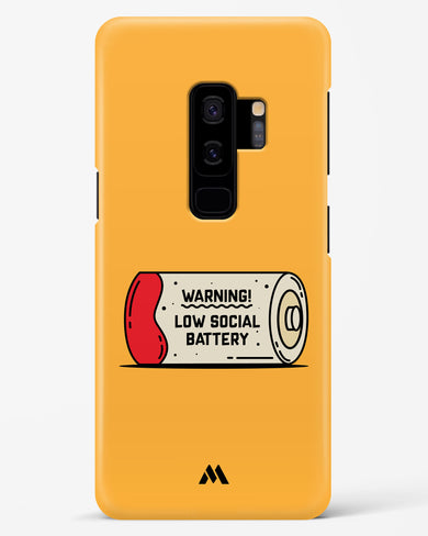 Low Social Battery Hard Case Phone Cover (Samsung)