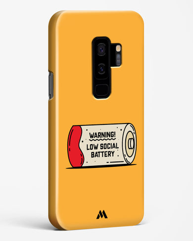 Low Social Battery Hard Case Phone Cover (Samsung)