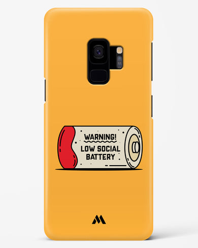 Low Social Battery Hard Case Phone Cover (Samsung)