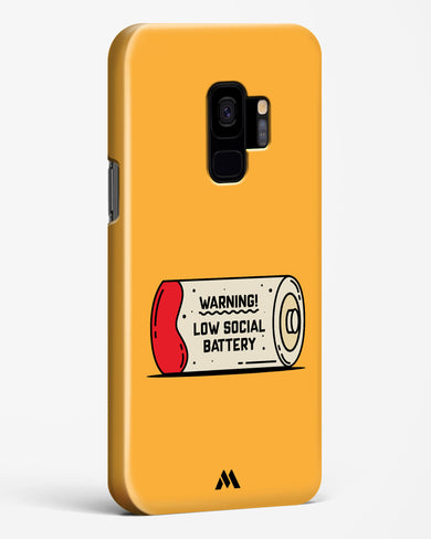 Low Social Battery Hard Case Phone Cover (Samsung)