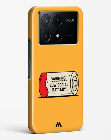 Low Social Battery Hard Case Phone Cover (Xiaomi)