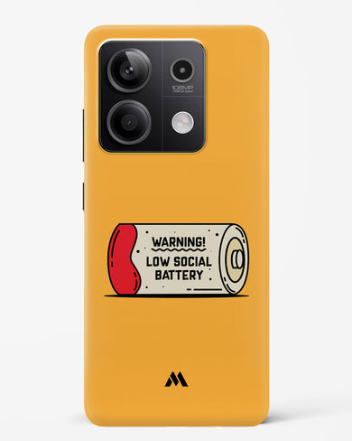 Low Social Battery Hard Case Phone Cover (Xiaomi)