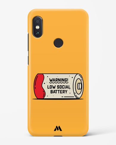 Low Social Battery Hard Case Phone Cover (Xiaomi)