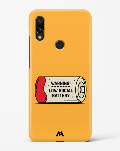 Low Social Battery Hard Case Phone Cover (Xiaomi)