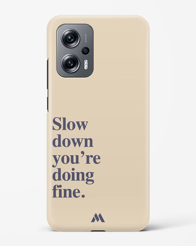 Slow Down Hard Case Phone Cover (Xiaomi)