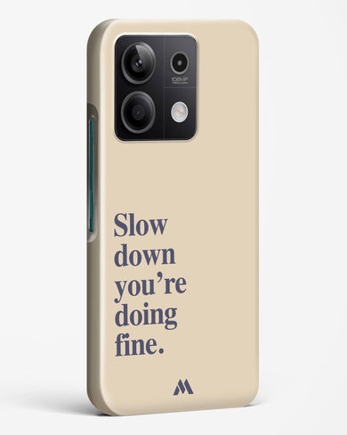Slow Down Hard Case Phone Cover (Xiaomi)
