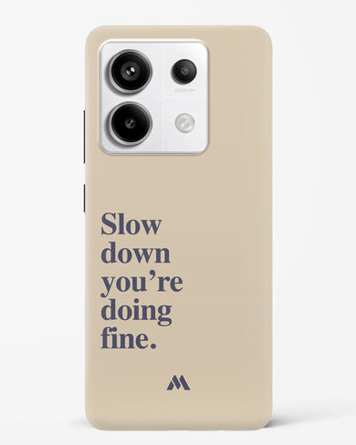Slow Down Hard Case Phone Cover (Xiaomi)