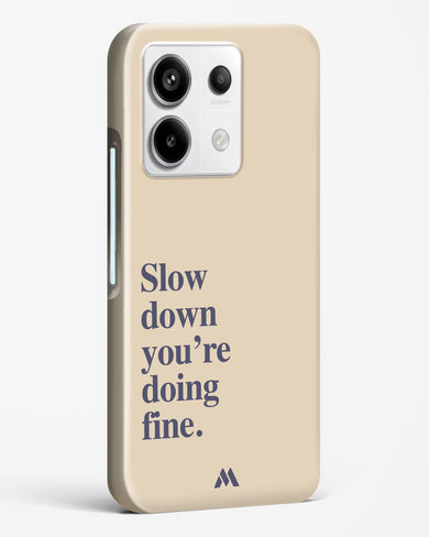 Slow Down Hard Case Phone Cover (Xiaomi)