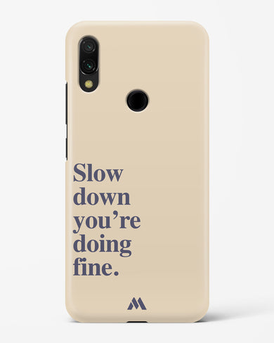 Slow Down Hard Case Phone Cover (Xiaomi)