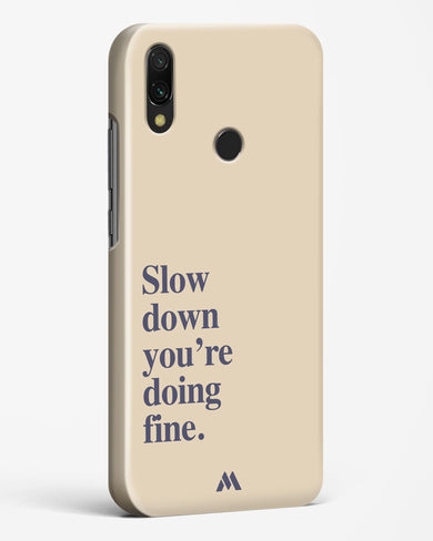 Slow Down Hard Case Phone Cover (Xiaomi)