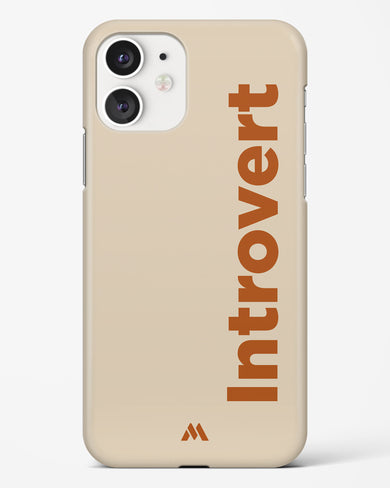 Introvert Hard Case Phone Cover (Apple)