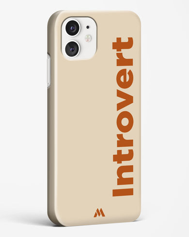 Introvert Hard Case Phone Cover (Apple)