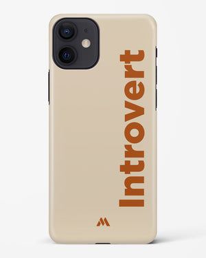 Introvert Hard Case Phone Cover (Apple)