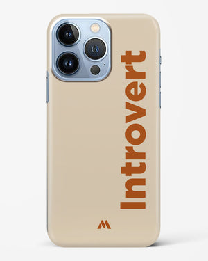 Introvert Hard Case Phone Cover (Apple)