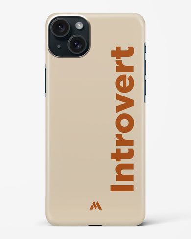 Introvert Hard Case Phone Cover (Apple)