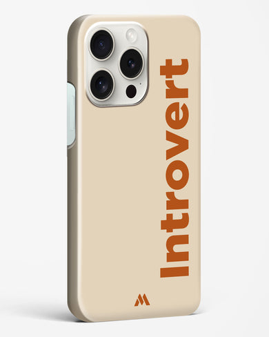 Introvert Hard Case Phone Cover (Apple)