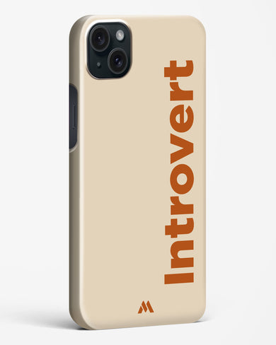 Introvert Hard Case Phone Cover (Apple)